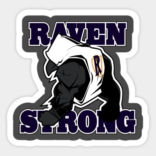 Raven Strong 1 Sticker